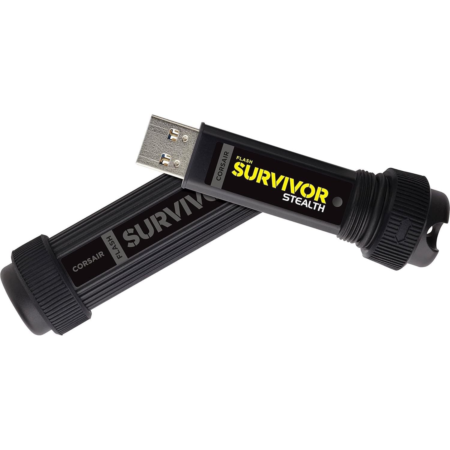 Buy Corsair,Corsair CMFSS3B-128GB Flash Survivor Stealth 200 m 128 GB USB 3 Rugged Design Water Proof Flash Drive - Black - Gadcet UK | UK | London | Scotland | Wales| Ireland | Near Me | Cheap | Pay In 3 | Computer Components